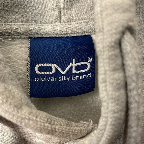 Old Varsity Sweater Adult Large Gray Ohio State Buckeyes Pull Over Hoodie - Picture 2 of 6